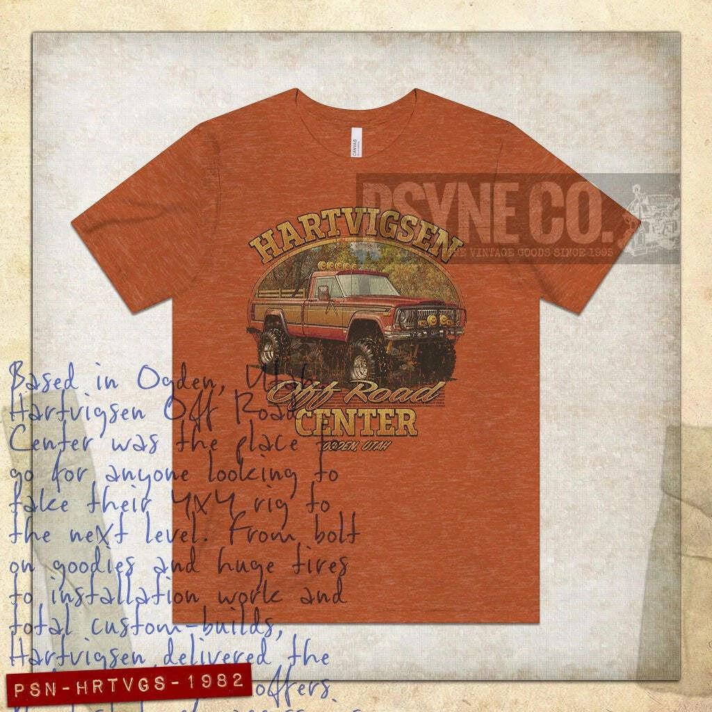 Hartvigsen Off Road Center 1982 Vintage Men s T shirt L
Hartvigsen Off Road Center 1982 Vintage Men s T shirt L