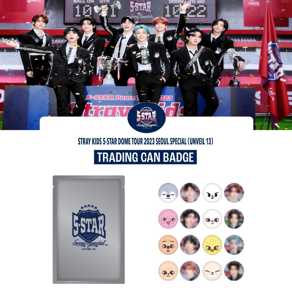 Оформите предзаказ Stray Kids 5-STAR Dome Tour 2023 Seoul Special UNVEIL 13 Значок торговой банки
Оформите предзаказ Stray Kids 5-STAR Dome Tour 2023 Seoul Special UNVEIL 13 Значок торговой банки