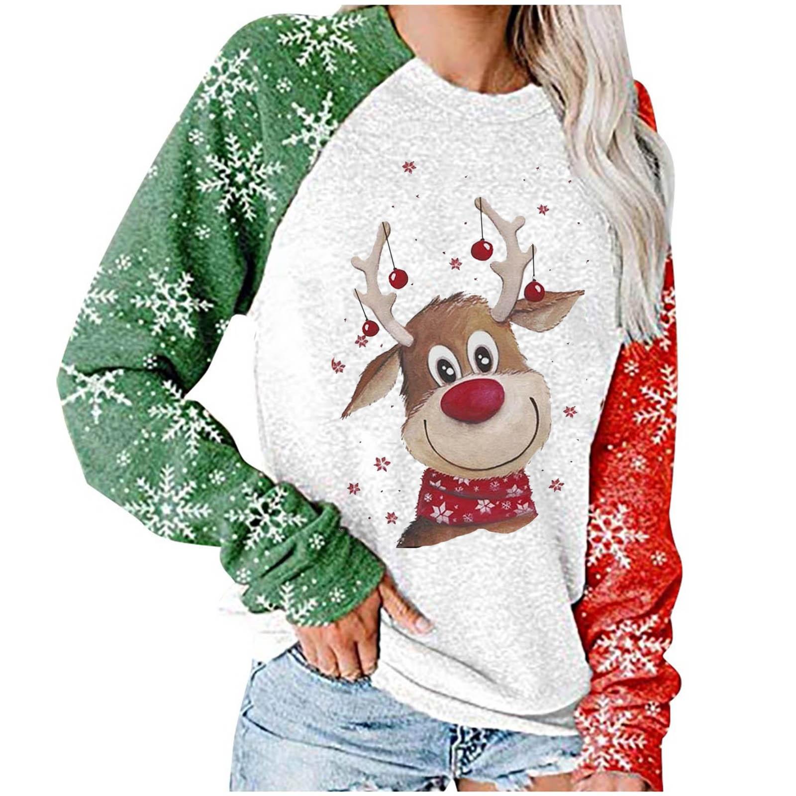 Nikitas Merry Christmas цветная женская свободная футболка с длинными рукавами и круглым вырезом
Nikitas Merry Christmas цветная женская свободная футболка с длинными рукавами и круглым вырезом