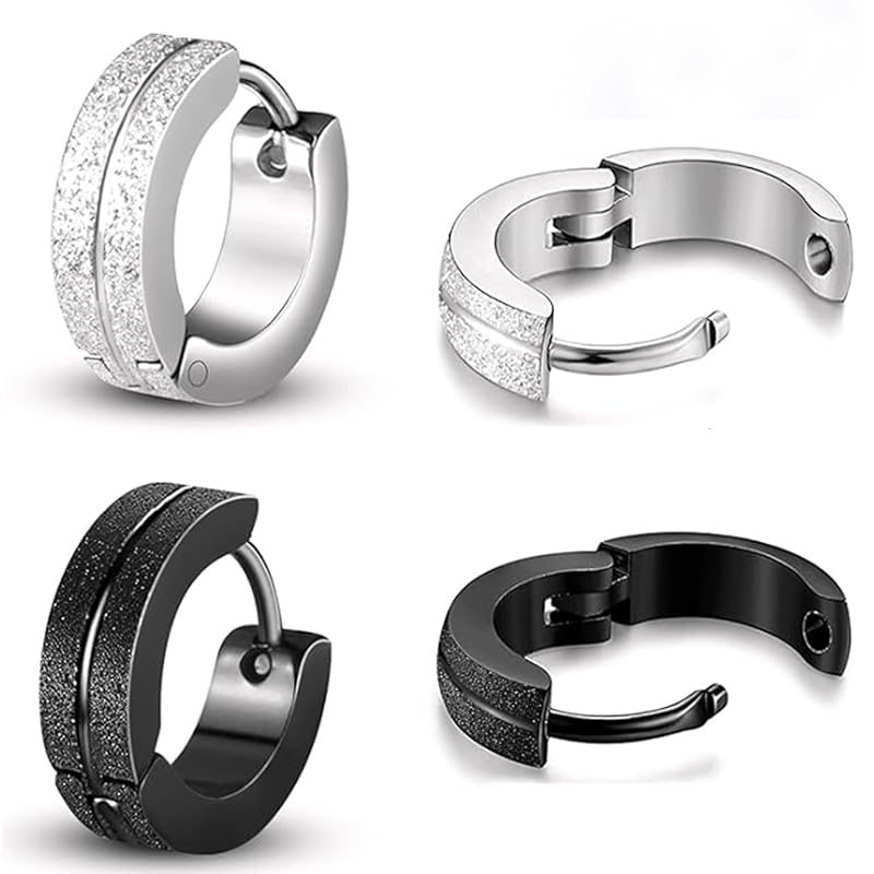 Umiwe hoop earrings men s ladies set of 4 surgical stainless steel Allergy free for both ears Popularity cool simple ring earrings earrings
Umiwe hoop earrings men s ladies set of 4 surgical stainless steel Allergy free for both ears Popularity cool simple ring earrings earrings
