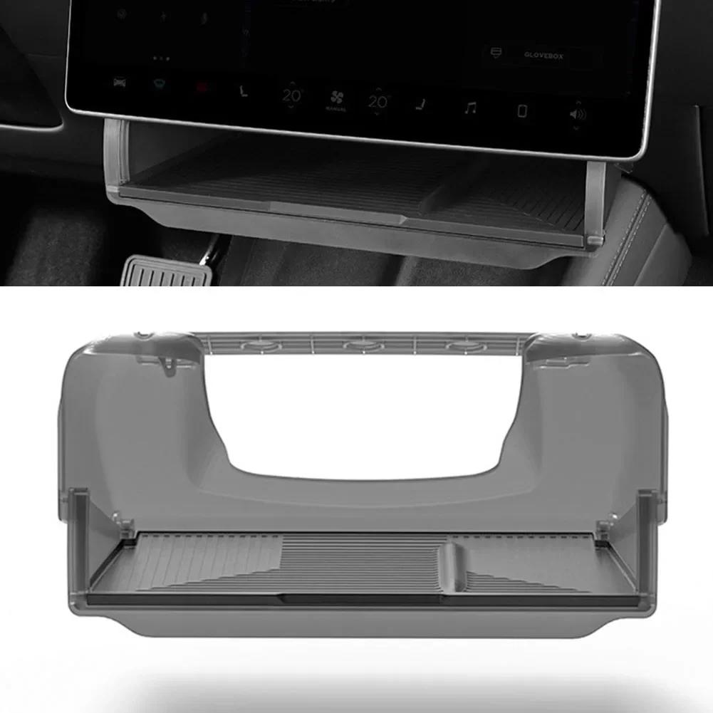 Hidden Storage Organizer Tray Under The Central Control Screen For Tesla Model 3 ABS Black Car Interior Accessories
Hidden Storage Organizer Tray Under The Central Control Screen For Tesla Model 3 ABS Black Car Interior Accessories