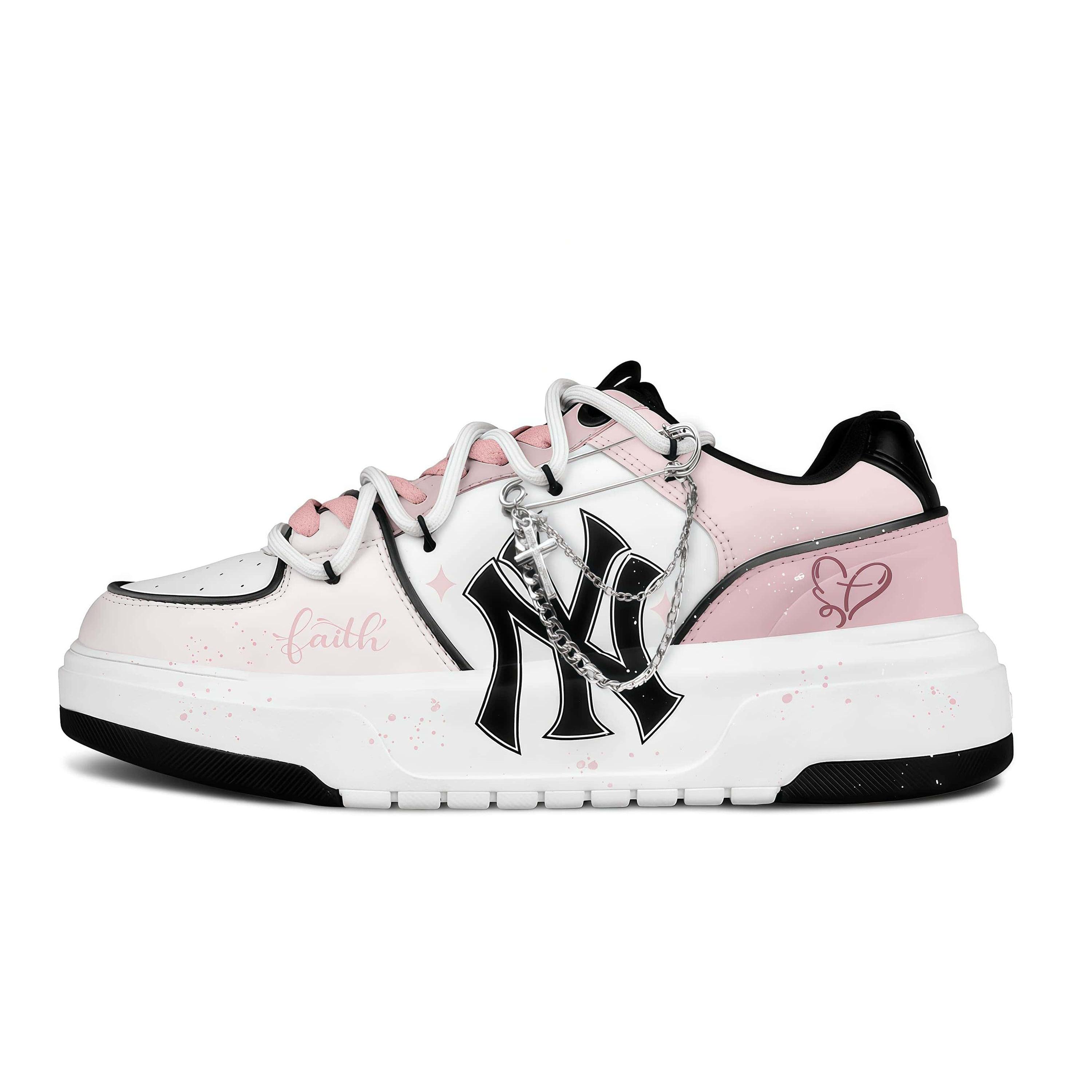 MLB Chunky Liner Skateboard Shoes Unisex Low top Pink White Black 3ASXCA12N-50WHS(Team1565-) 43
MLB Chunky Liner Skateboard Shoes Unisex Low top Pink White Black 3ASXCA12N-50WHS(Team1565-) 43