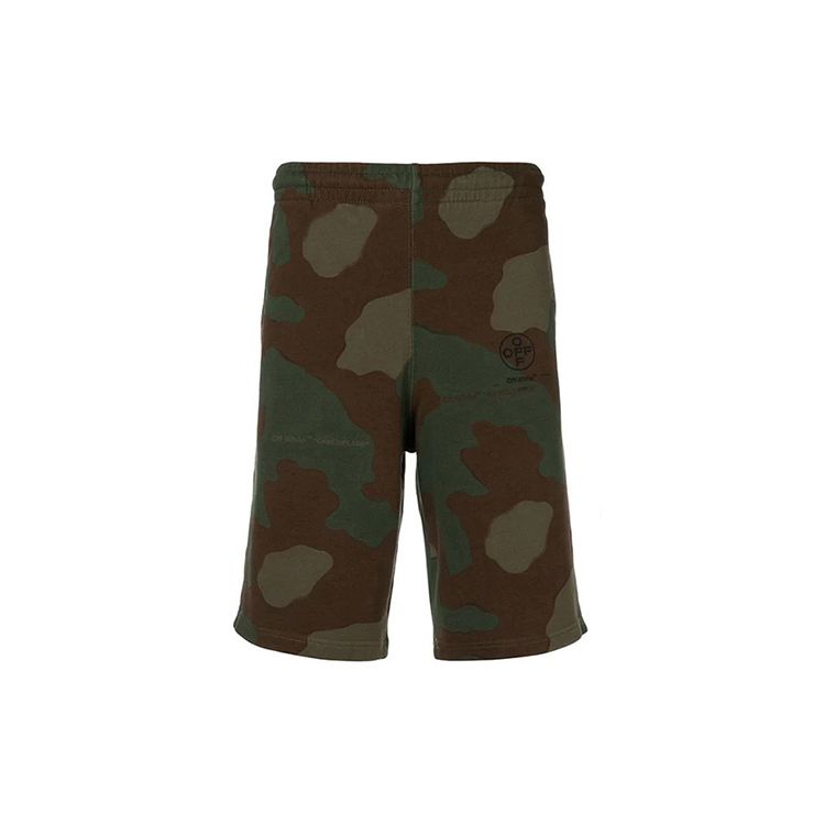 Off-White Camouflage Print Track Shorts Men Bottoms Green OMCI006R190030169910 XXS
Off-White Camouflage Print Track Shorts Men Bottoms Green OMCI006R190030169910 XXS