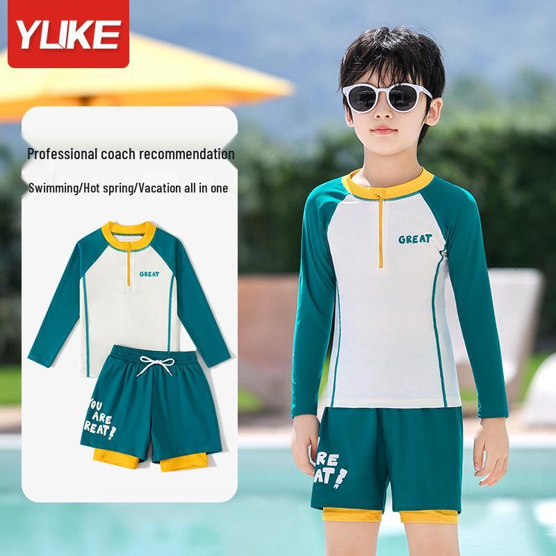 Children s Long-Sleeve Sun Protection One-Piece Swimsuit - Trendy Summer Vacation Outfit for Big Kids & Teens 4XL синій
Children s Long-Sleeve Sun Protection One-Piece Swimsuit - Trendy Summer Vacation Outfit for Big Kids & Teens 4XL синій