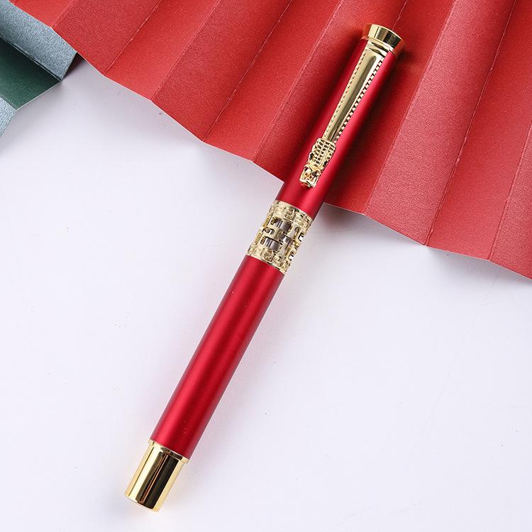 Полая ручка-перо из ретро-металла «Дракон» - Подписная офисная ручка для письма с лазерным логотипом красный
Полая ручка-перо из ретро-металла «Дракон» - Подписная офисная ручка для письма с лазерным логотипом красный