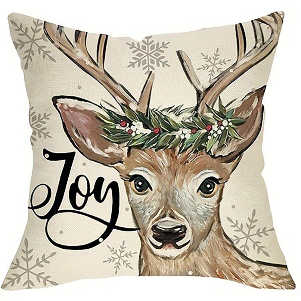 Christmas Pillowcases: Joyful Deer, Festive Socks, Christmas Tree, and Cheerful Santa! Sofa room cushion cover home decoration 16x16Inch
Christmas Pillowcases: Joyful Deer, Festive Socks, Christmas Tree, and Cheerful Santa! Sofa room cushion cover home decoration 16x16Inch