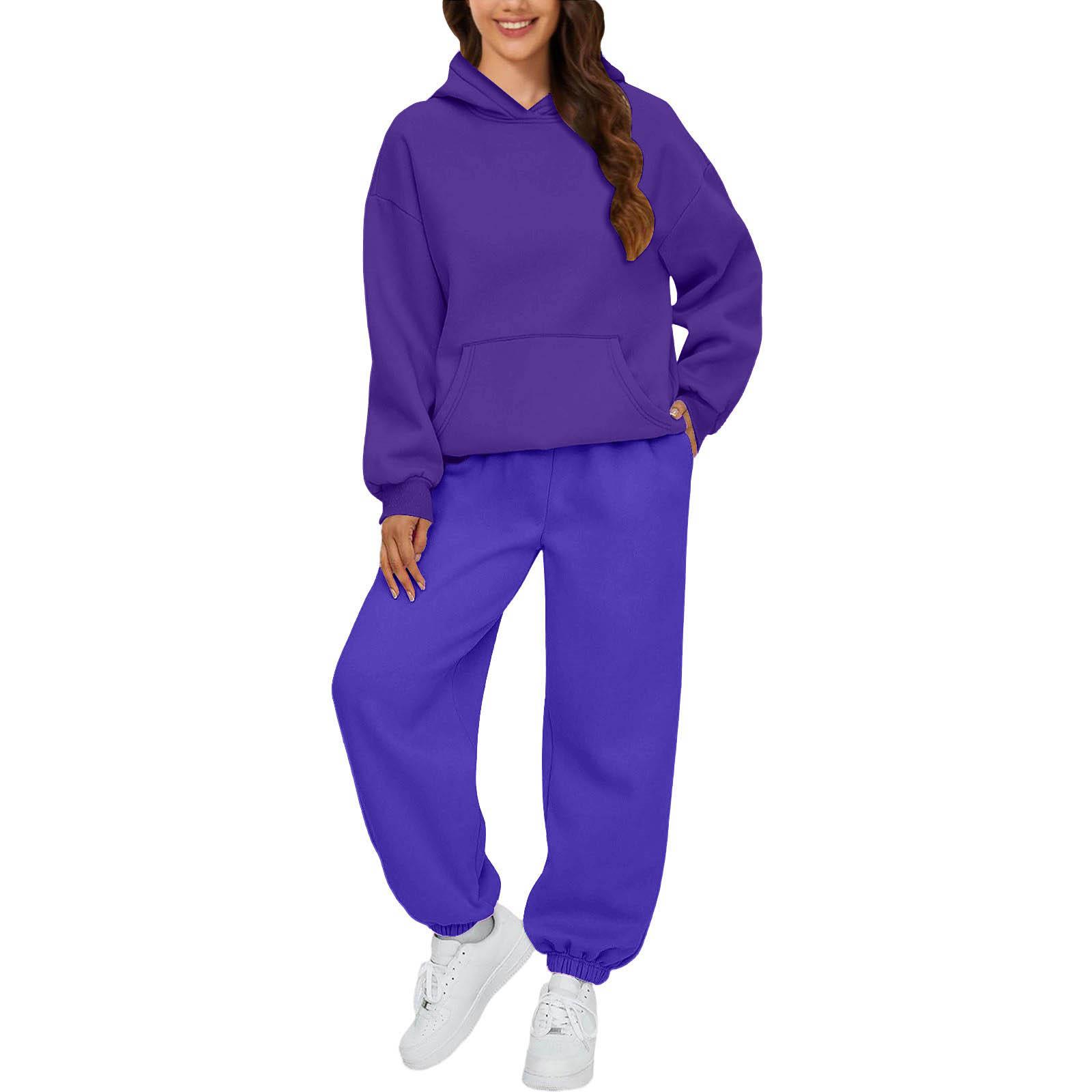Womens 2 Piece Outfits Hoodie Sweatsuit Sets Oversized Sweatshirt Baggy Fall Fashion Sweatpants With Pockets L темно-фиолетового
Womens 2 Piece Outfits Hoodie Sweatsuit Sets Oversized Sweatshirt Baggy Fall Fashion Sweatpants With Pockets L темно-фиолетового