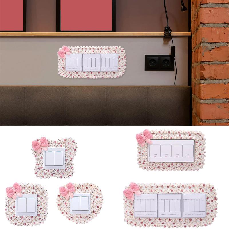 1/2/3Pcs Fabric Floral Removable Switch Sticker Durable Paste Cloth Decor Cute Lace Decorative Switch Cover Lamp Socket Sticker
1/2/3Pcs Fabric Floral Removable Switch Sticker Durable Paste Cloth Decor Cute Lace Decorative Switch Cover Lamp Socket Sticker