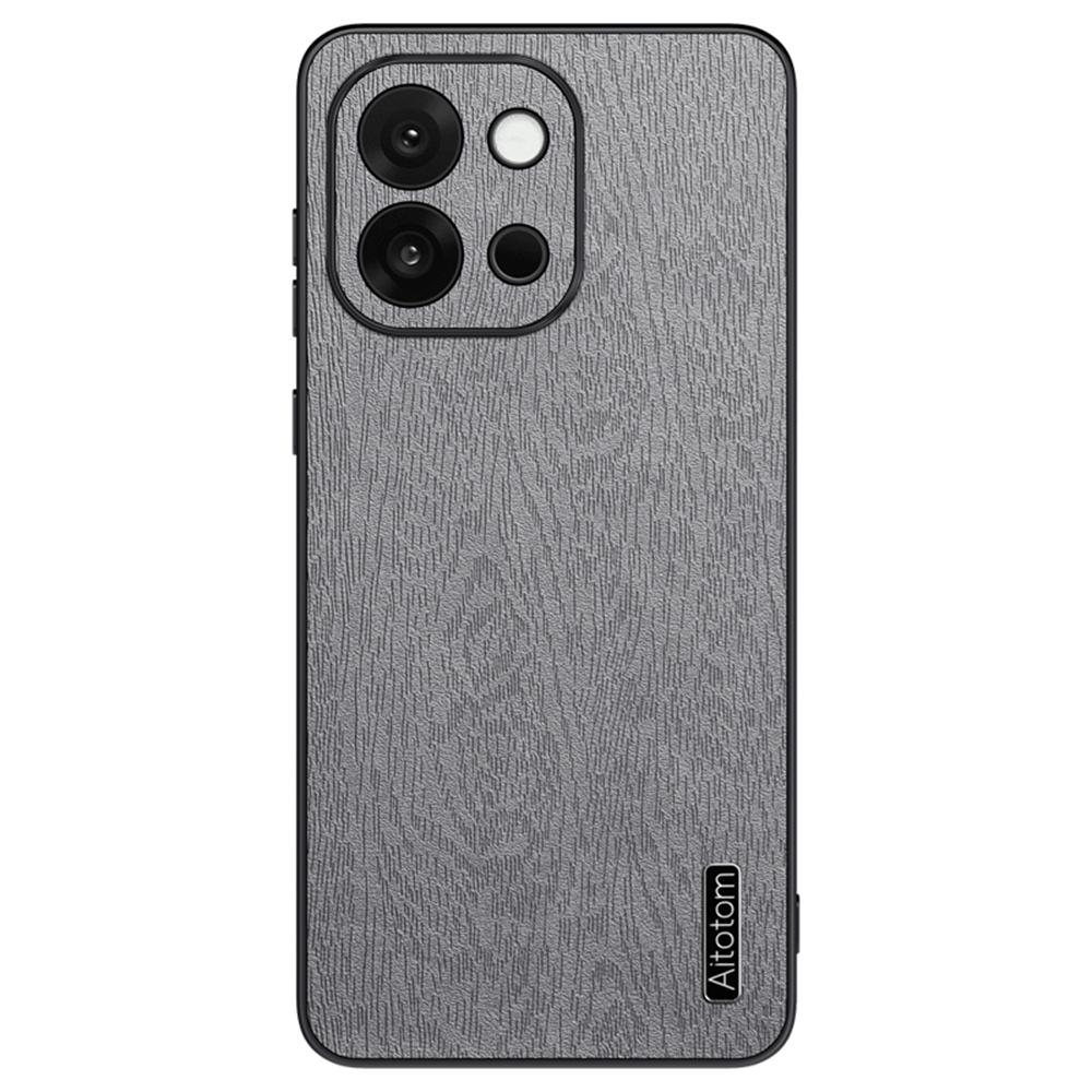 For OnePlus 13T 5G Case Wood Texture PU Leather Coated PC TPU Phone Cover Grey
For OnePlus 13T 5G Case Wood Texture PU Leather Coated PC TPU Phone Cover Grey