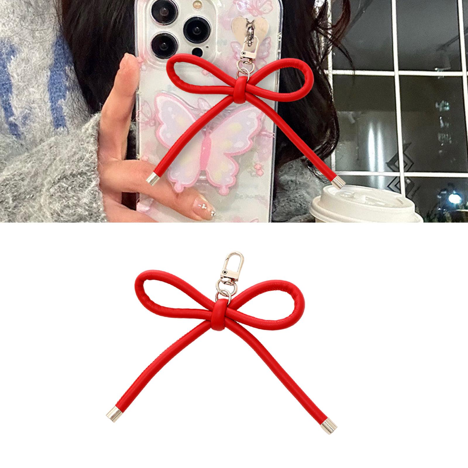 Retro Styles PU Leather Bowknot Keychain with Harajuku Charm Portable for Bags and Mobile Phones Decoration Daily Use розовый
Retro Styles PU Leather Bowknot Keychain with Harajuku Charm Portable for Bags and Mobile Phones Decoration Daily Use розовый