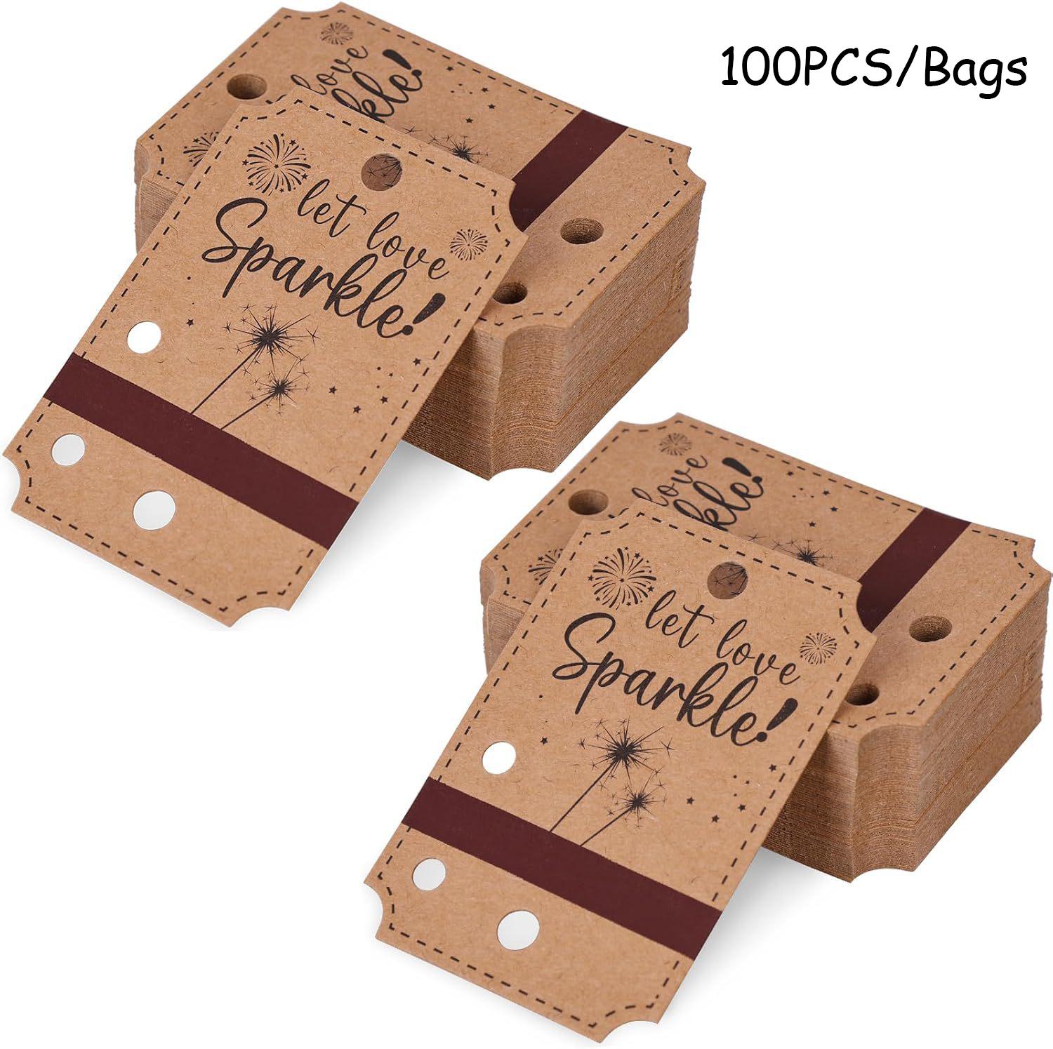100pcs Wedding Card Kraft Paper Gift Packaging Tags Sparkler Hanging Label Birthday Party Christmas Celebration Decor other
100pcs Wedding Card Kraft Paper Gift Packaging Tags Sparkler Hanging Label Birthday Party Christmas Celebration Decor other