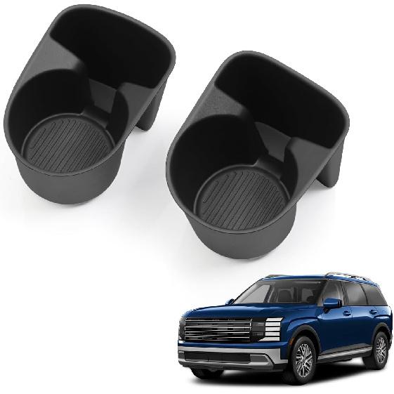 LUCKEASY 2PCS 3rd Row Cup Holder Insert Compatible with Hyundai Palisade 2026 Door Side Storage Organizer Interior Accessories TPE Black 2nd Row Door Side Cup Hol
LUCKEASY 2PCS 3rd Row Cup Holder Insert Compatible with Hyundai Palisade 2026 Door Side Storage Organizer Interior Accessories TPE Black 2nd Row Door Side Cup Hol