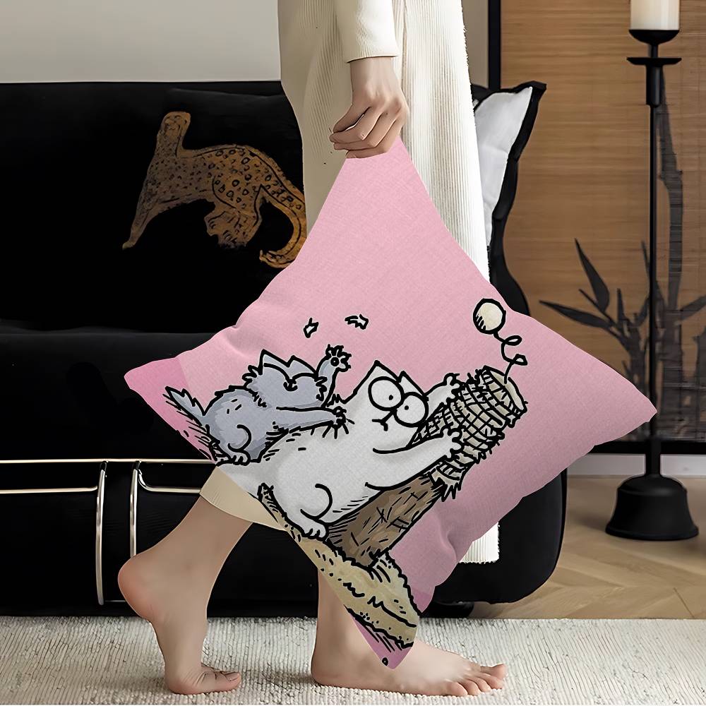 SSimons CCat Cushion Cover Decorative Pillow Sofa Home Decor Case Pillow Cases 30x30 cm
SSimons CCat Cushion Cover Decorative Pillow Sofa Home Decor Case Pillow Cases 30x30 cm