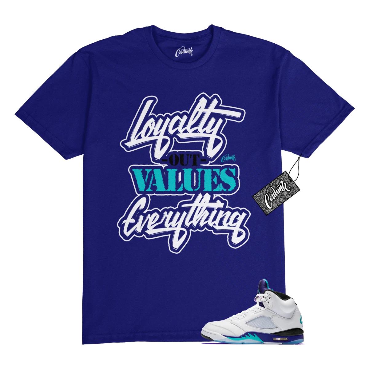 5 Grape White Black 2025 Blue T Shirt Match LYLTY M
5 Grape White Black 2025 Blue T Shirt Match LYLTY M