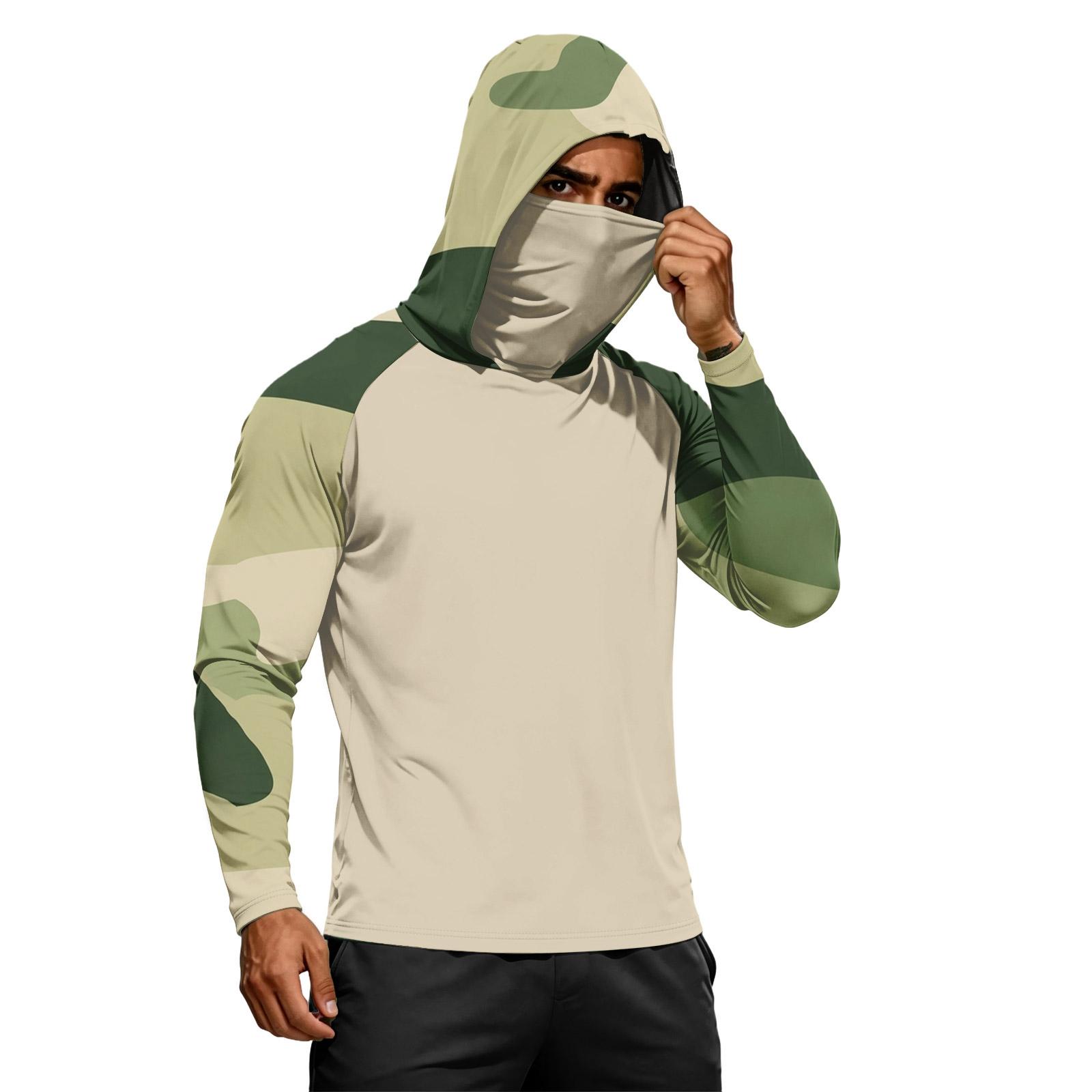 Men’s Long Sleeve Hooded Pullover Camouflage Print Casual Lightweight Raglan Sweatshirt for Everyday Wear L
Men’s Long Sleeve Hooded Pullover Camouflage Print Casual Lightweight Raglan Sweatshirt for Everyday Wear L