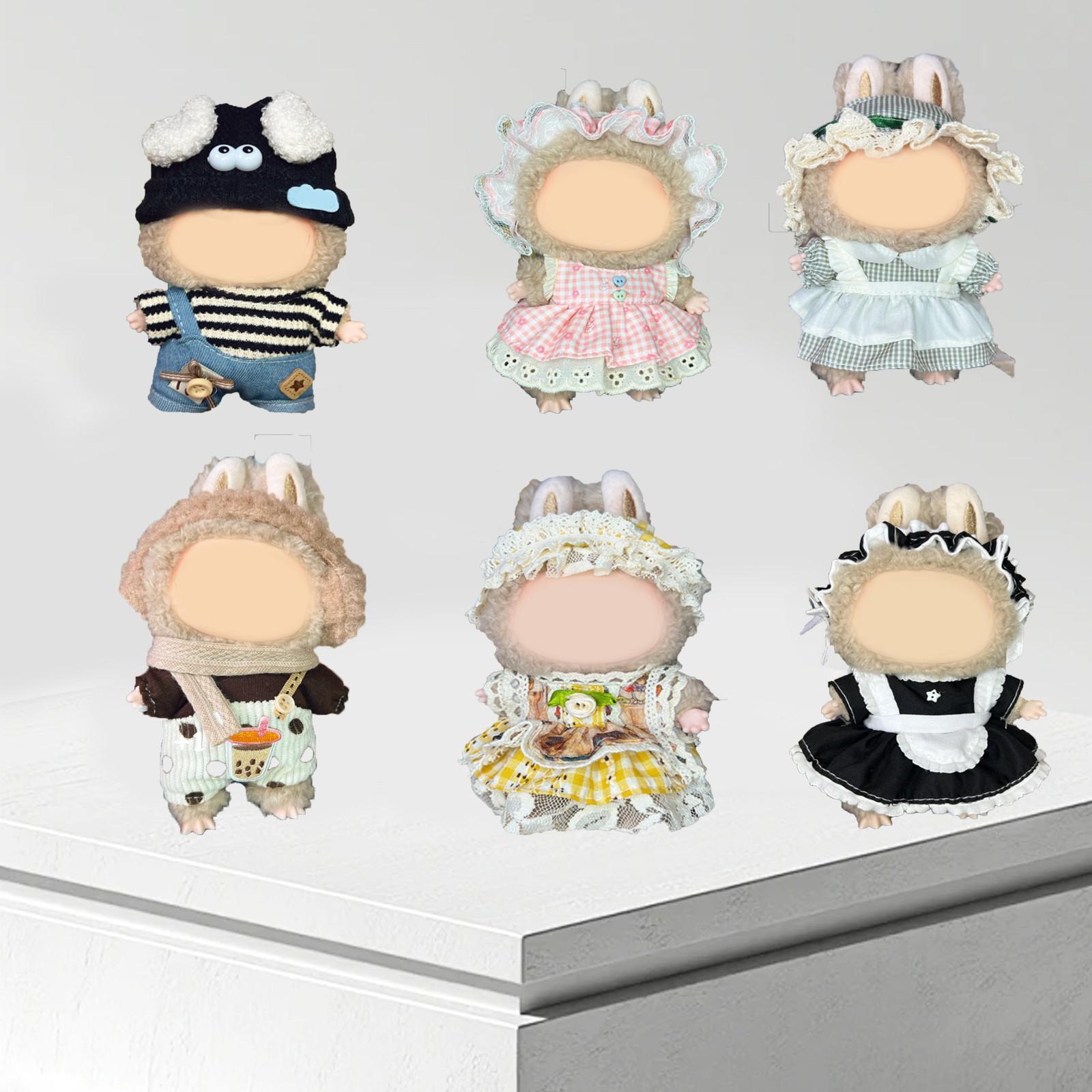 Clothes + Hair Accessories 17cm Pull Cloth Pendant Doll Clothes Doll Accessories (doll Not Included) One Size рожевий
Clothes + Hair Accessories 17cm Pull Cloth Pendant Doll Clothes Doll Accessories (doll Not Included) One Size рожевий