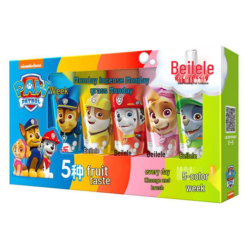 Leng Suan Ling Beilele Children s Toothpaste - 5-Tube Fruit Flavor Set
Leng Suan Ling Beilele Children s Toothpaste - 5-Tube Fruit Flavor Set