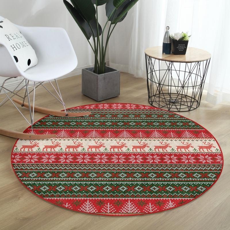 Christmas Themed Cross-stitch Patterned Special Design Digital Printed Modern Colorful Living Room and Living Room Non Slip Round Carpet
Christmas Themed Cross-stitch Patterned Special Design Digital Printed Modern Colorful Living Room and Living Room Non Slip Round Carpet