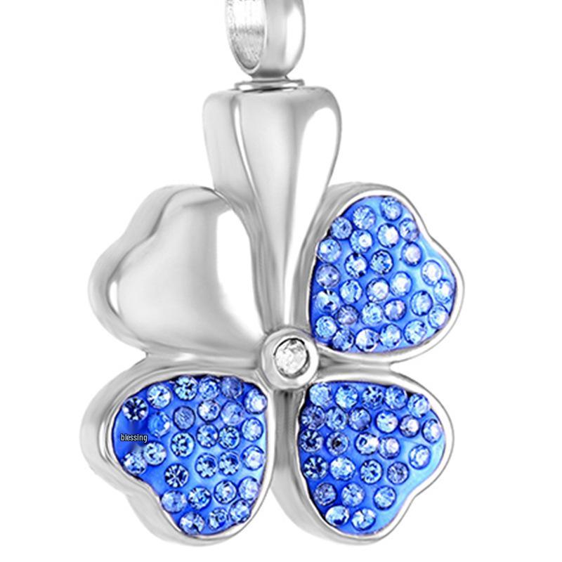 Кулон-медальон «Четырехлистный клевер» для праха или волос на память
Кулон-медальон «Четырехлистный клевер» для праха или волос на память