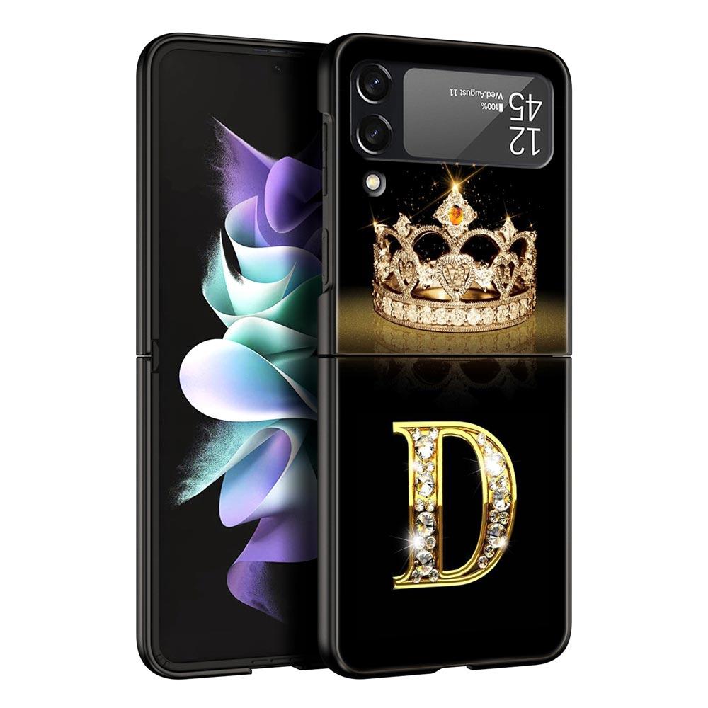 Phone Case for Samsung Galaxy Z Flip 3 4 5 Folding Mobile Shell Hard PC Black Capa Protect Cover Fashion Diamond Crown Letter A Samsung Z Flip 3
Phone Case for Samsung Galaxy Z Flip 3 4 5 Folding Mobile Shell Hard PC Black Capa Protect Cover Fashion Diamond Crown Letter A Samsung Z Flip 3