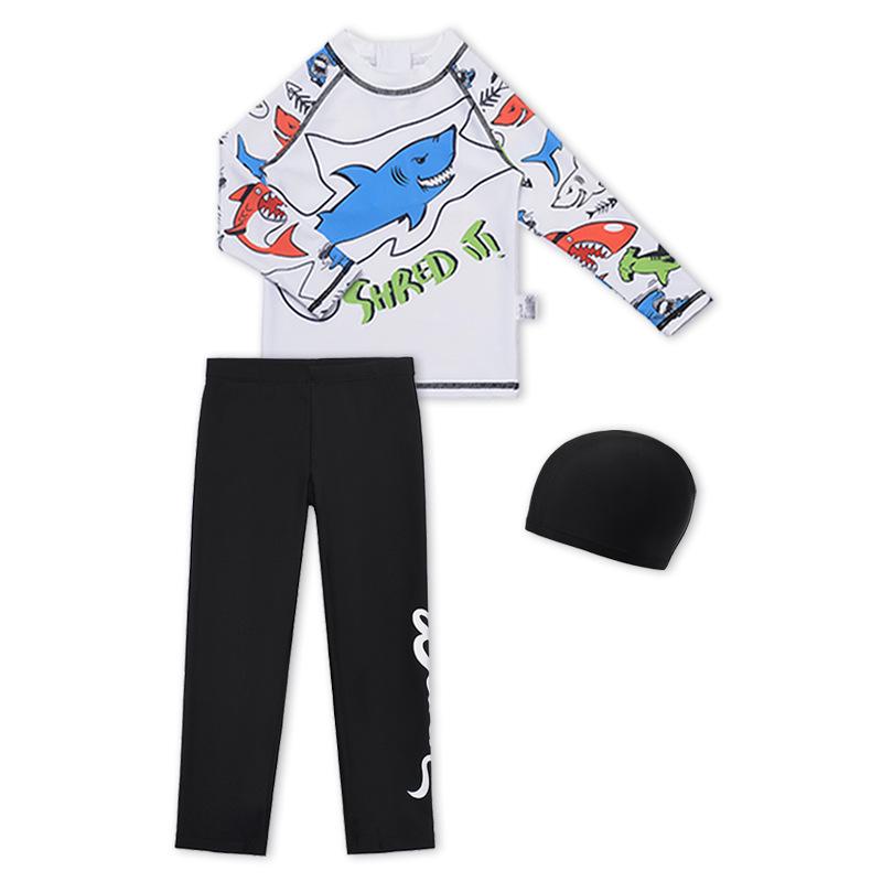 Детский купальный набор с акулой: Детский быстросохнущий солнцезащитный раздельный купальник для мальчиков и девочек 150 size (Height 140cm, Weight up to 32kg)
Детский купальный набор с акулой: Детский быстросохнущий солнцезащитный раздельный купальник для мальчиков и девочек 150 size (Height 140cm, Weight up to 32kg)