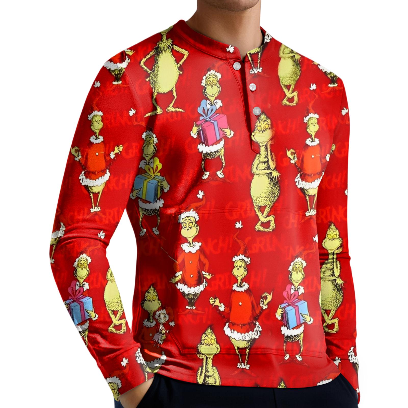 Мужской повседневный свитшот на пуговицах, модная футболка с длинным рукавом с принтом, пуловер XXXXL киноварь
Мужской повседневный свитшот на пуговицах, модная футболка с длинным рукавом с принтом, пуловер XXXXL киноварь