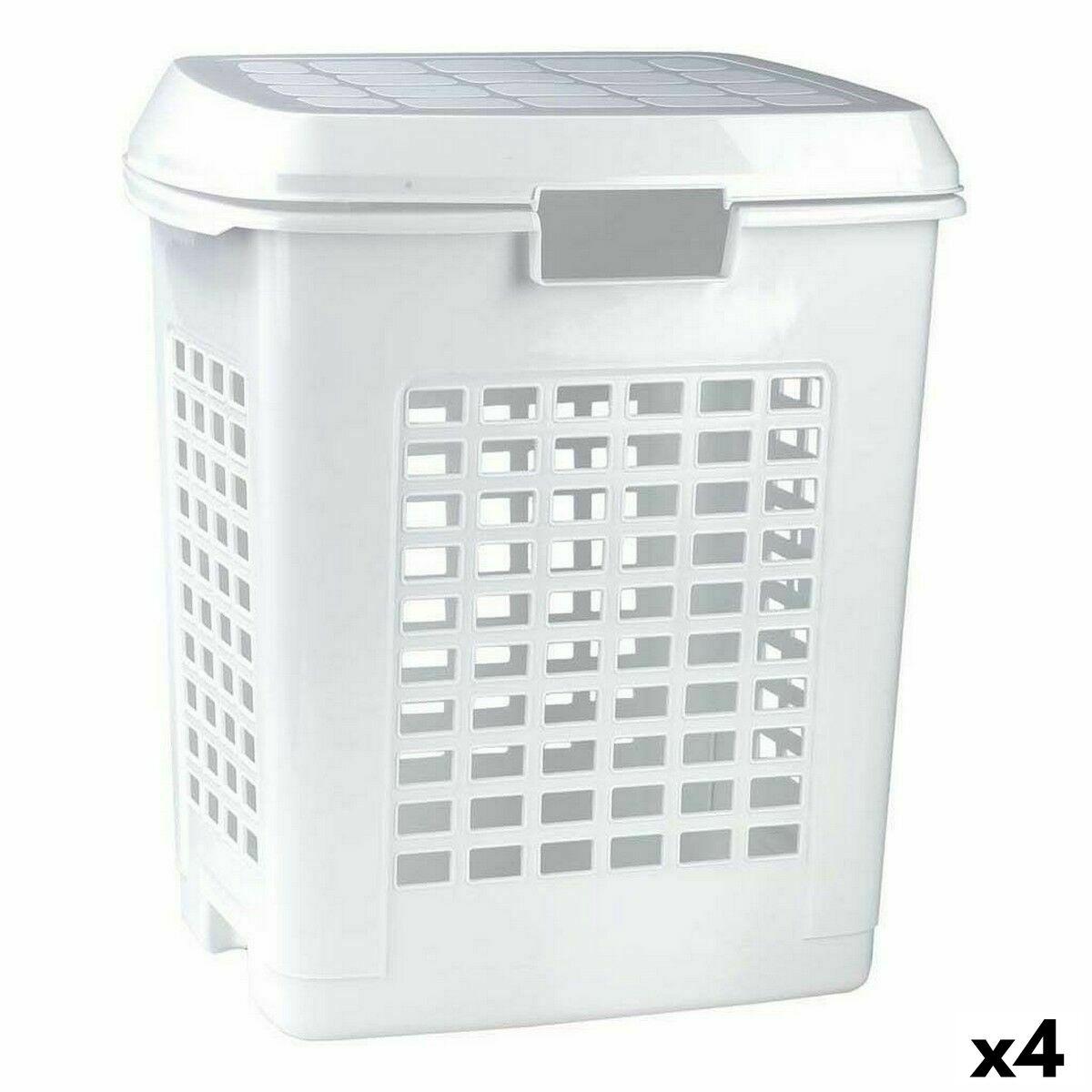 Panier à Linge Blanc 50 L (4 Unités) TU прозрачный 
Panier à Linge Blanc 50 L (4 Unités) TU прозрачный