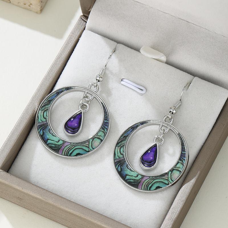 Personalized Ethnic Style Colorful Patterned Circle Pendant Earrings, Women s Retro Trendy Holiday Accessories Gifts
Personalized Ethnic Style Colorful Patterned Circle Pendant Earrings, Women s Retro Trendy Holiday Accessories Gifts