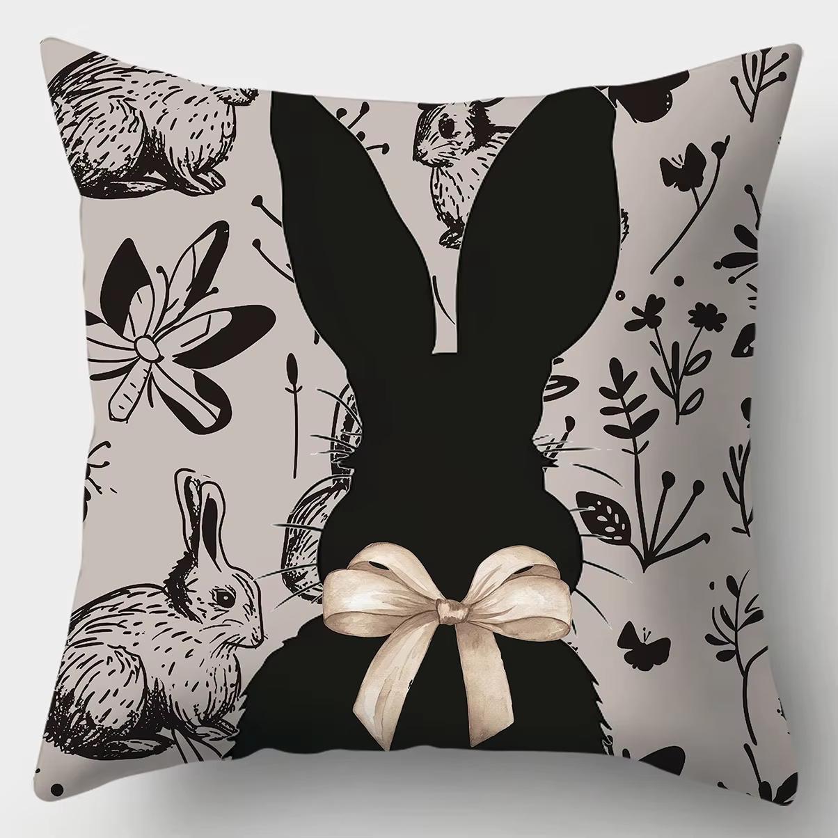 Double Sided Easter Bunny Patterns Cushion Cover Be Hoppy Decor Design for Sofa Bedroom Car and Seasonal Home Decor 45cmx45cm
Double Sided Easter Bunny Patterns Cushion Cover Be Hoppy Decor Design for Sofa Bedroom Car and Seasonal Home Decor 45cmx45cm