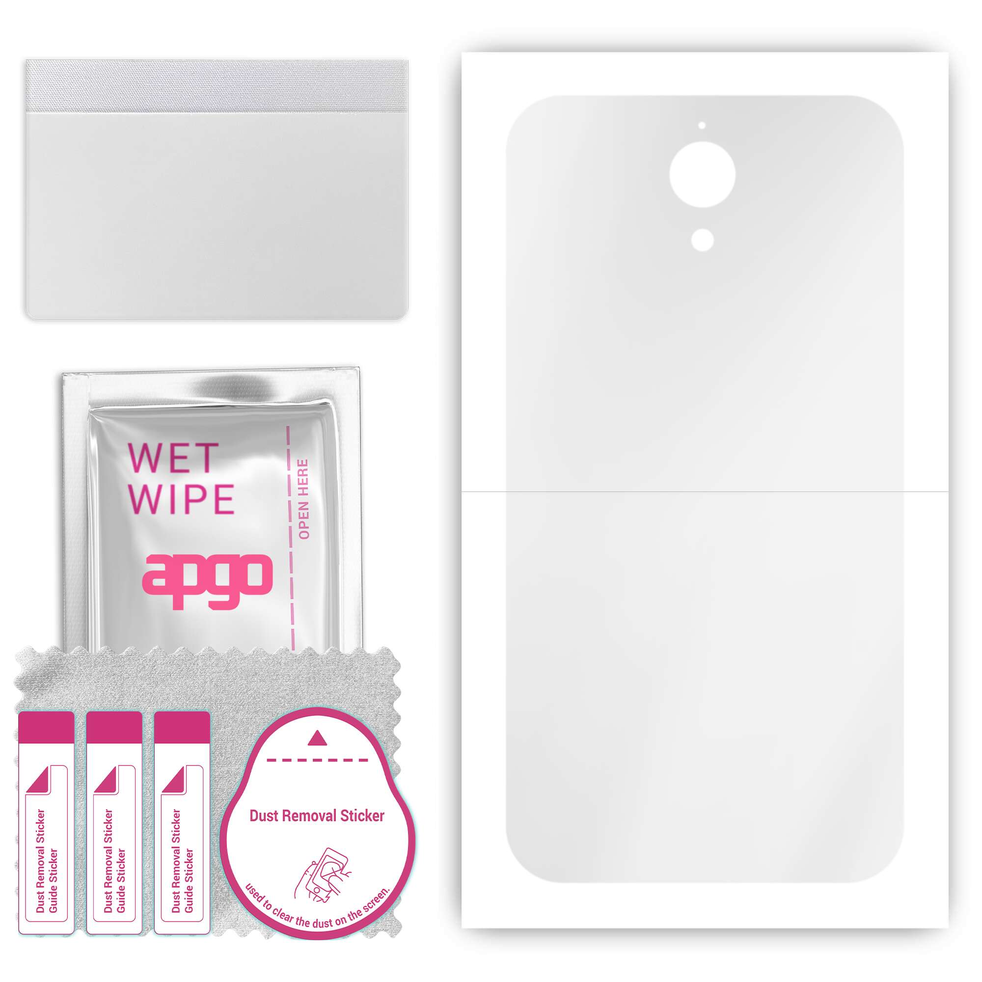 apgo Ultra Clear Protective Skin Sticker for the back compatible with Kruger&Matz Flow 4S, Wrap Film, Hydrogel Film, Flexible, Soft TPU with positioni
apgo Ultra Clear Protective Skin Sticker for the back compatible with Kruger&Matz Flow 4S, Wrap Film, Hydrogel Film, Flexible, Soft TPU with positioni