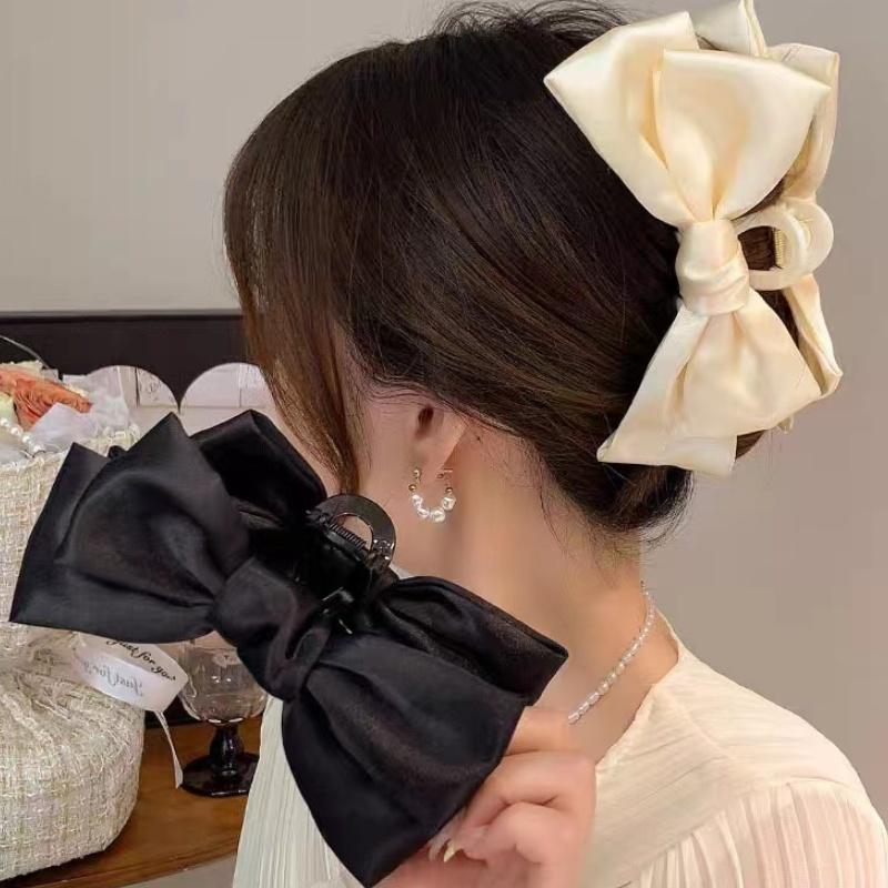 Large Bow Hair Claw Clip New Trendy Cute Solid Color Hair Shark Grab Clip Hair Style Tools Hair Accessories for Women Girl
Large Bow Hair Claw Clip New Trendy Cute Solid Color Hair Shark Grab Clip Hair Style Tools Hair Accessories for Women Girl