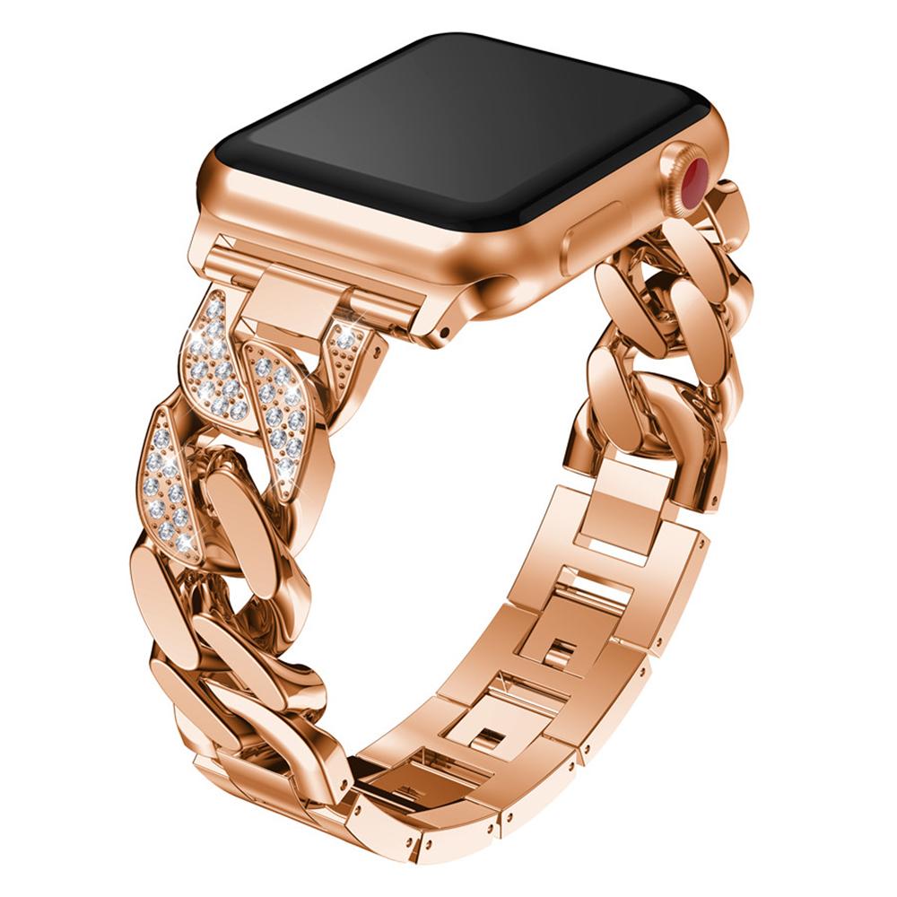 For Apple Watch Series 10 42mm/9 8 7 41mm/SE (2023) SE (2022) SE 6 5 4 40mm/3 2 1 38mm Watch Strap Zinc Alloy Band Rose Gold
For Apple Watch Series 10 42mm/9 8 7 41mm/SE (2023) SE (2022) SE 6 5 4 40mm/3 2 1 38mm Watch Strap Zinc Alloy Band Rose Gold