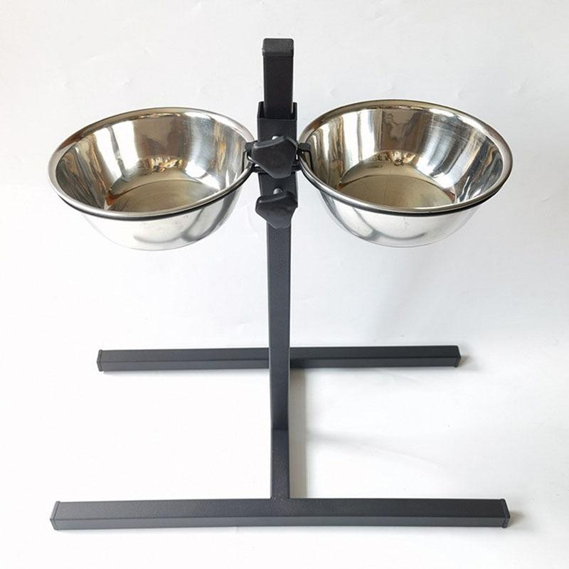 Floor Type Stainless Steel Pet Bowl Adjustable Lifting Pet Double Bowl Portable Feeder Drinking Bowl Removable Cat Supplies
Floor Type Stainless Steel Pet Bowl Adjustable Lifting Pet Double Bowl Portable Feeder Drinking Bowl Removable Cat Supplies