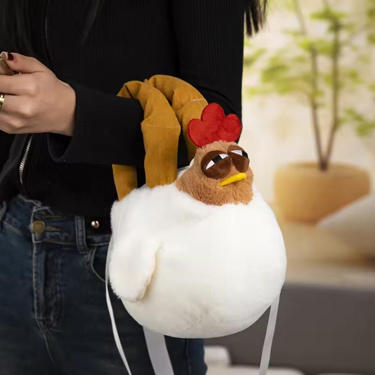 Creative Plush Chick Handbag Quirky Hen Modelling Handbag Cute Large Capacity Soft Doll Crossbody Bag Women s Birthday Gift
Creative Plush Chick Handbag Quirky Hen Modelling Handbag Cute Large Capacity Soft Doll Crossbody Bag Women s Birthday Gift