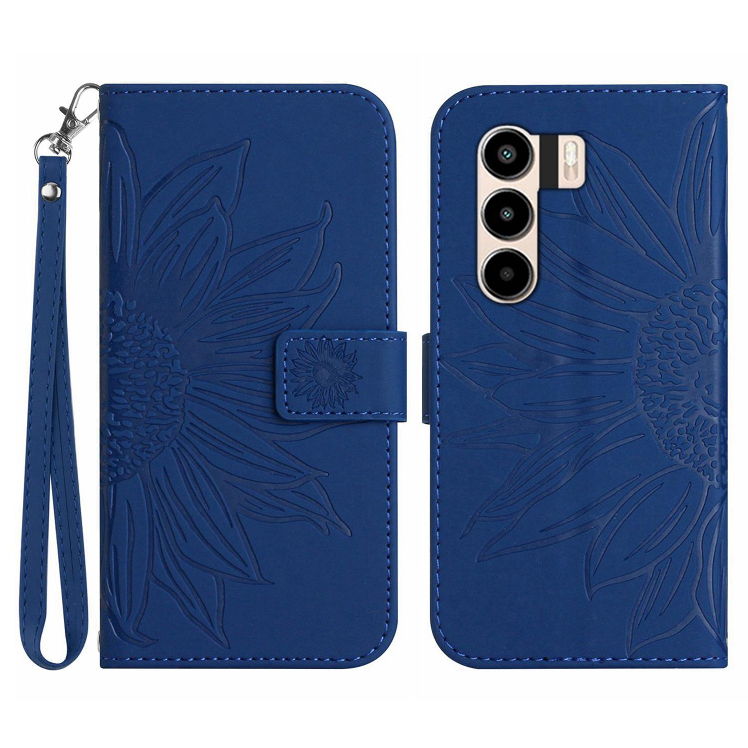 For itel Power 70 4G Case Sunflower Imprint Leather Wallet Phone Cover with Wrist Strap Sapphire
For itel Power 70 4G Case Sunflower Imprint Leather Wallet Phone Cover with Wrist Strap Sapphire