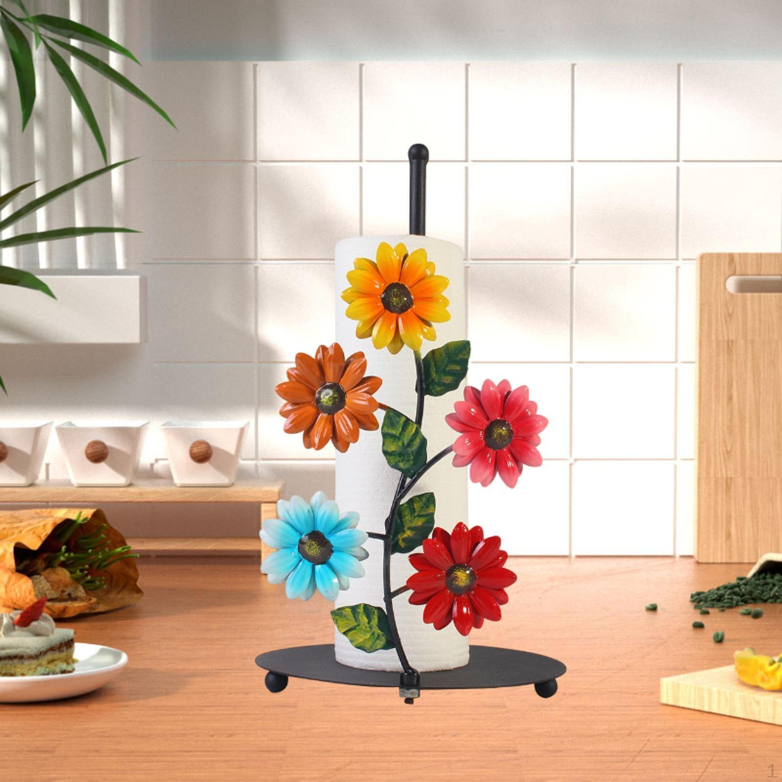 Держатель для кухонных полотенец Iron Sunflower, органайзер для столешницы 18x33 см, многоцелевое украшение для дома Colorful
Держатель для кухонных полотенец Iron Sunflower, органайзер для столешницы 18x33 см, многоцелевое украшение для дома Colorful