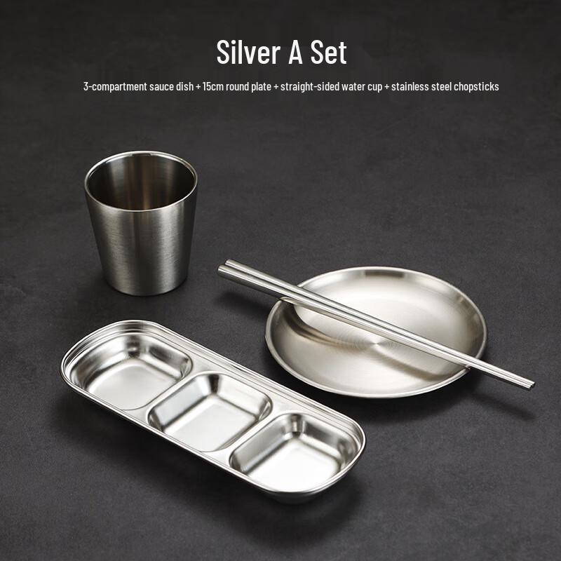 Jingboli Korean BBQ Tableware Set (4-Piece)
Jingboli Korean BBQ Tableware Set (4-Piece)