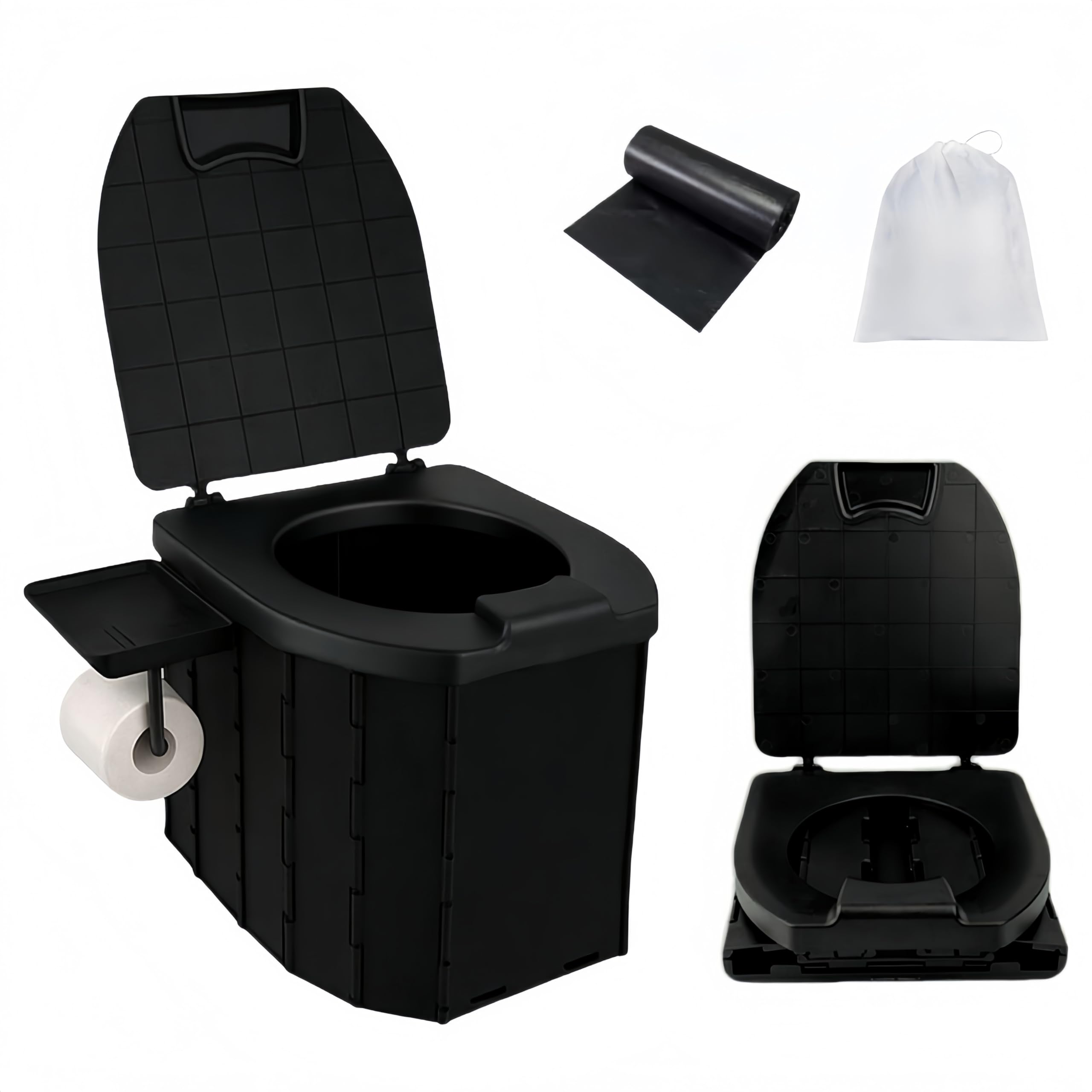 Портативный складной портативный туалет для экстренных случаев Идеально подходит для автомобиля Легкий 200 кг Вес Сделан из АБС Включает поддон и средство для утилизации Идеально подходит для экстренного использования Использование, чёрный
Портативный складной портативный туалет для экстренных случаев Идеально подходит для автомобиля Легкий 200 кг Вес Сделан из АБС Включает поддон и средство для утилизации Идеально подходит для экстренного использования Использование, чёрный