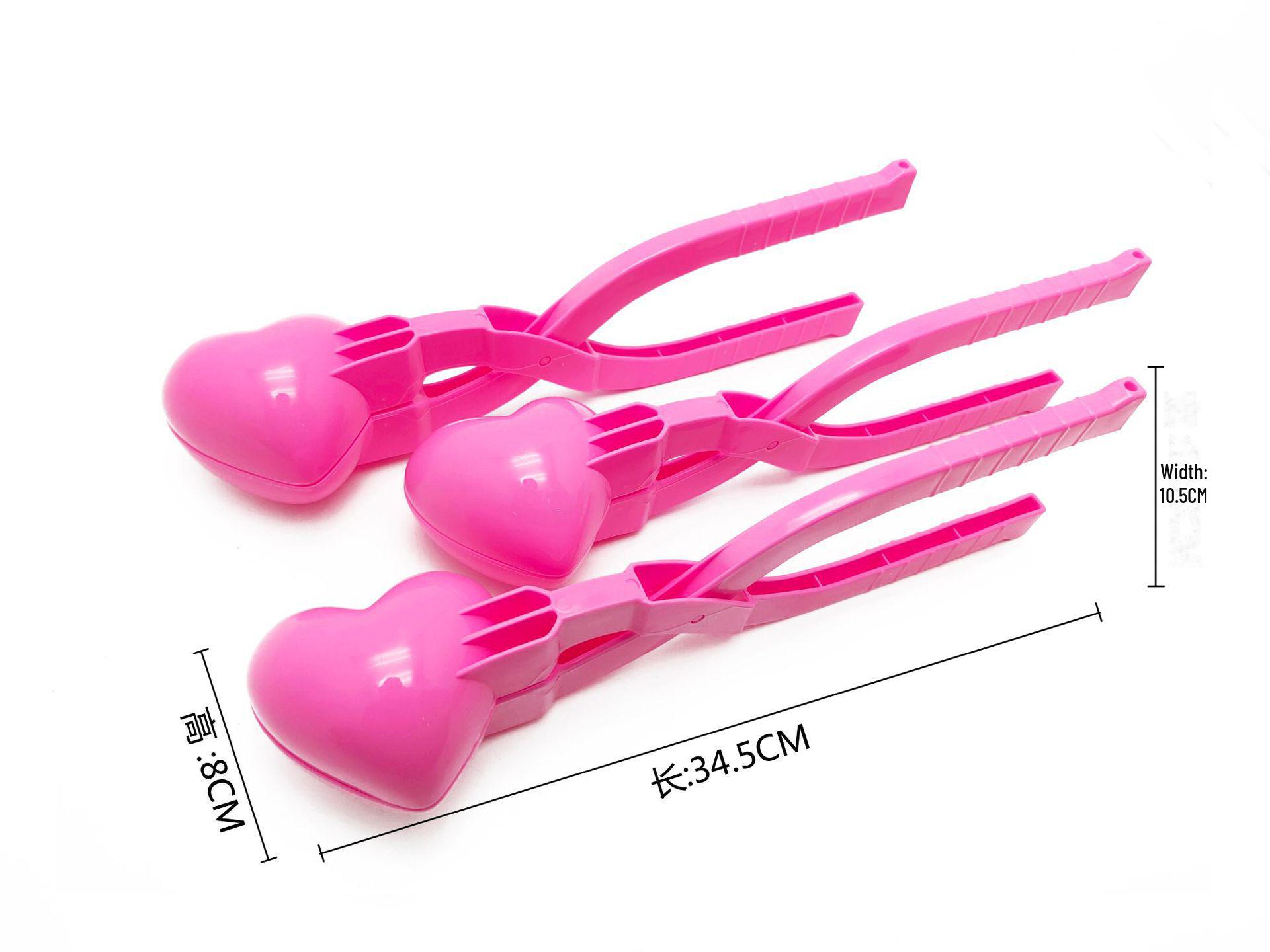 Детский зимний зажим для игры в снежки - игрушка для игры в снежки на открытом воздухе Large heart snowball clip розовый
Детский зимний зажим для игры в снежки - игрушка для игры в снежки на открытом воздухе Large heart snowball clip розовый