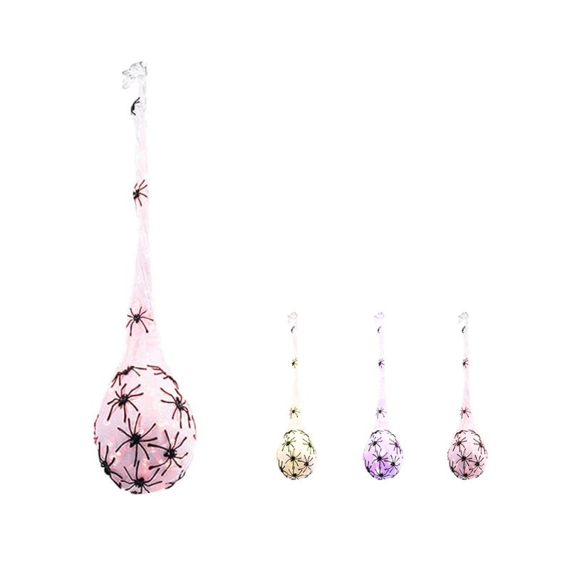 3 шт. подвесных украшений для яиц на Хэллоуин, 39-дюймовые подвесные светящиеся мешки для яиц со светодиодными лампами для двора
3 шт. подвесных украшений для яиц на Хэллоуин, 39-дюймовые подвесные светящиеся мешки для яиц со светодиодными лампами для двора