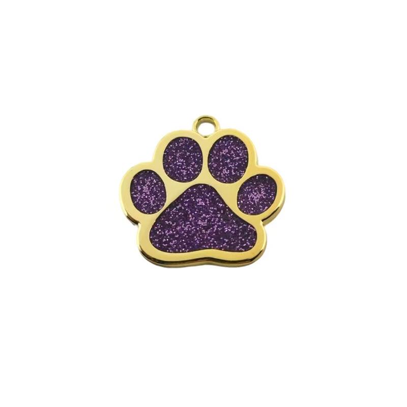 Glitter Paw Print Zinc Alloy Dog ID Tag with Engravable Footprint Design 29.5mm x 29.5mm x 1.8mm фіолетовий/мерехтіння
Glitter Paw Print Zinc Alloy Dog ID Tag with Engravable Footprint Design 29.5mm x 29.5mm x 1.8mm фіолетовий/мерехтіння