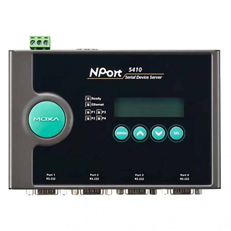 MOXA Nport 5410 Промисловий 4-портовий послідовний сервер RS-232
MOXA Nport 5410 Промисловий 4-портовий послідовний сервер RS-232