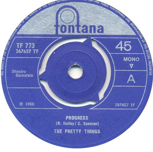 7inch Record PRETTY THINGS - Progress / Buzz The Jerk TF773 Fontana 1966 UK Rock Used
7inch Record PRETTY THINGS - Progress / Buzz The Jerk TF773 Fontana 1966 UK Rock Used
