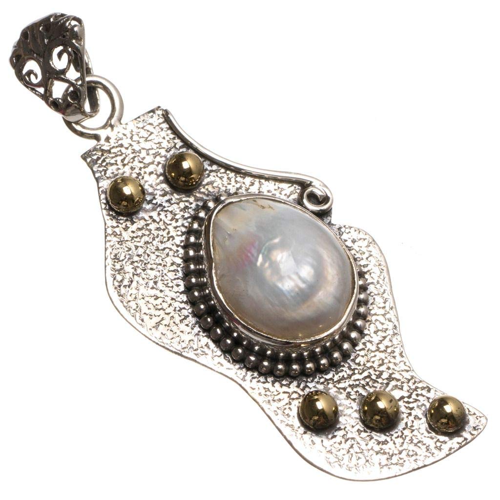 StarGems Natural Two Tones River Pearl Handmade Unique 925 Sterling Silver Pendant 2 T0568
StarGems Natural Two Tones River Pearl Handmade Unique 925 Sterling Silver Pendant 2 T0568