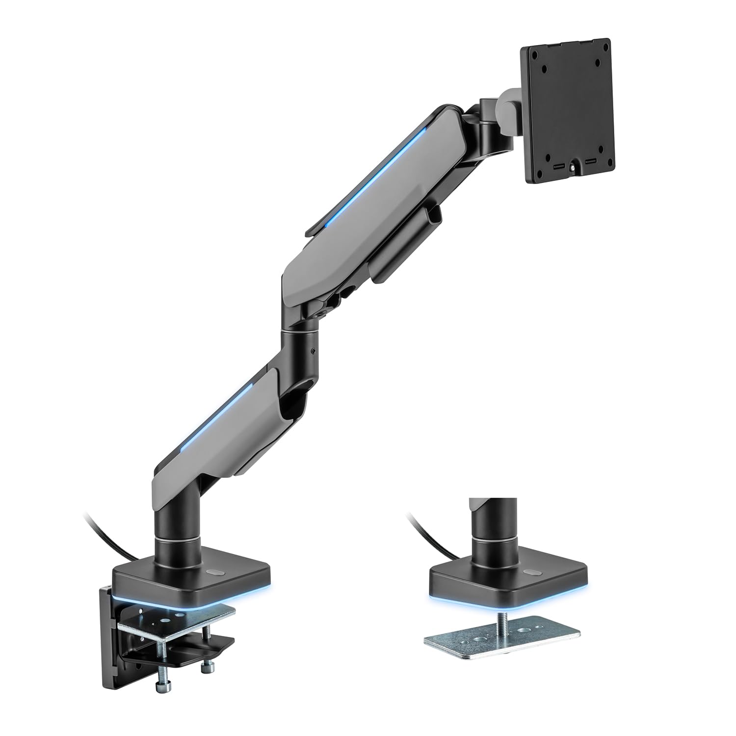 GOPPA LED gaming monitor arm compatible with movable single 17-49 inches, GP-DPAG1GHL/G-EC серый
GOPPA LED gaming monitor arm compatible with movable single 17-49 inches, GP-DPAG1GHL/G-EC серый