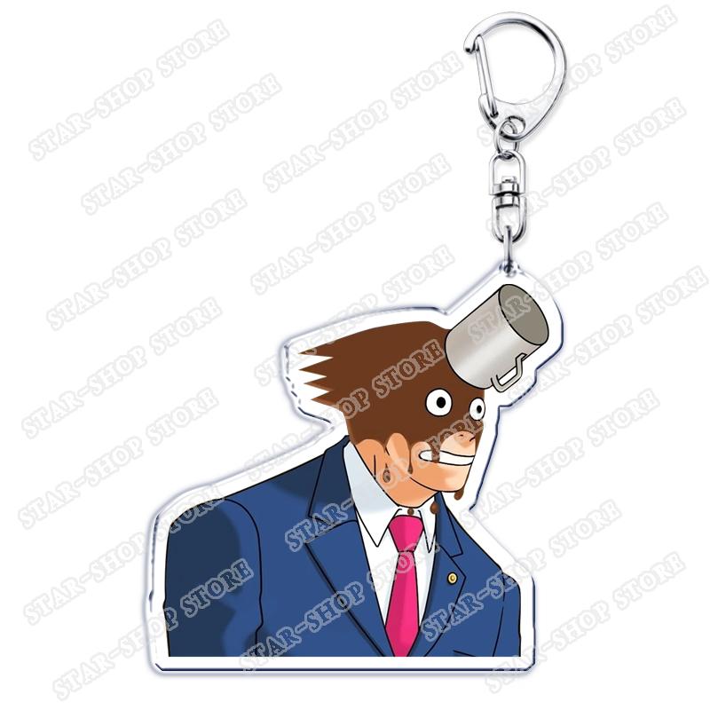Hot Anime Keychains for Accessories Jewelry Phoenix Wright Miles Edgeworth Objection Apollo Justice Keyrings Fans Friends Gifts
Hot Anime Keychains for Accessories Jewelry Phoenix Wright Miles Edgeworth Objection Apollo Justice Keyrings Fans Friends Gifts