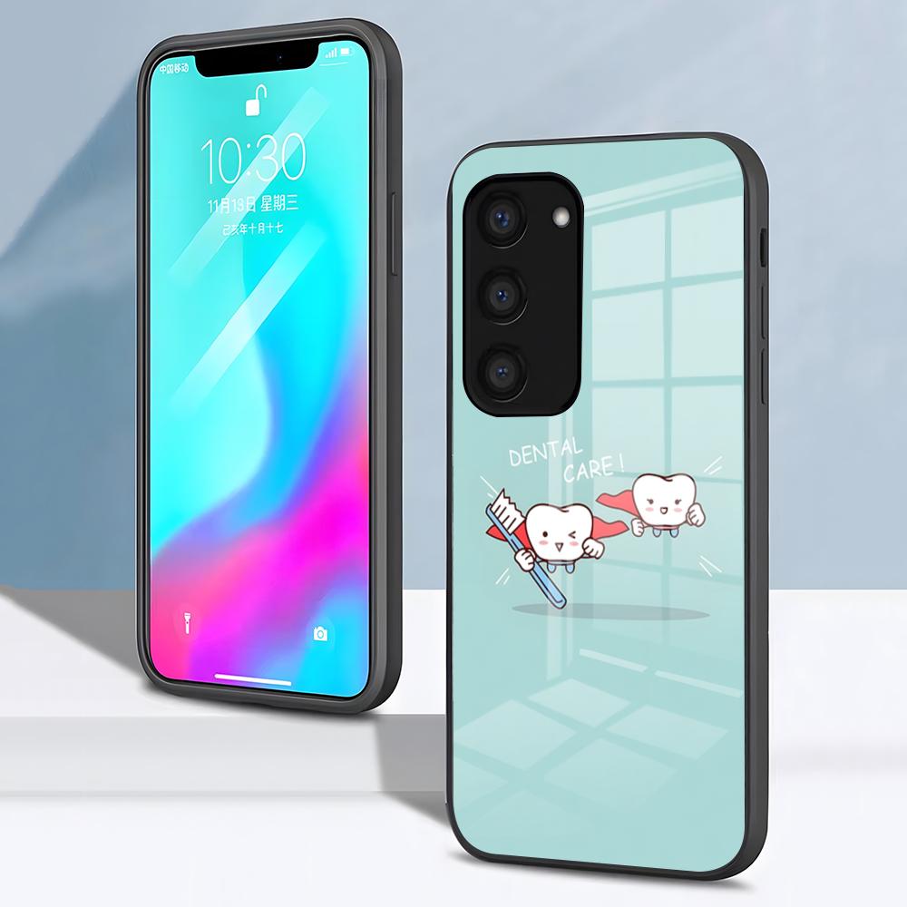 Cute Dentist Tooth Phone Case For Samsung S26 S25 S24 FE S23 S22 S21 Plus S20 Ultra Note20Ultra Black Glass Cover Galaxy S23
Cute Dentist Tooth Phone Case For Samsung S26 S25 S24 FE S23 S22 S21 Plus S20 Ultra Note20Ultra Black Glass Cover Galaxy S23