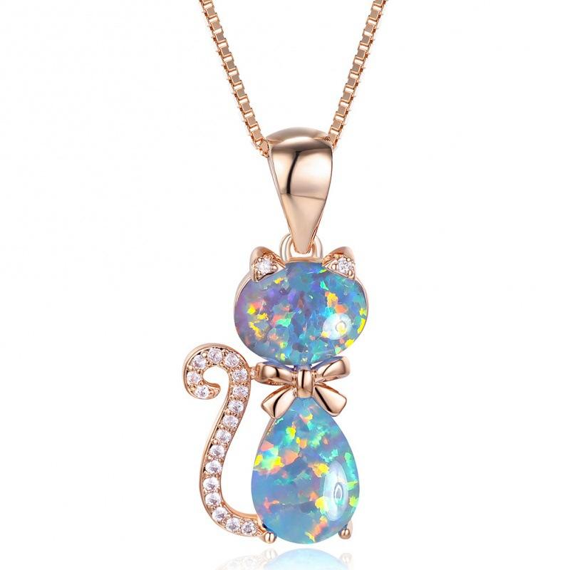 Xin Orange Original Jewelry White Diamond Opal Cat Bow Necklace Rococo Style Collarbone Chain
Xin Orange Original Jewelry White Diamond Opal Cat Bow Necklace Rococo Style Collarbone Chain