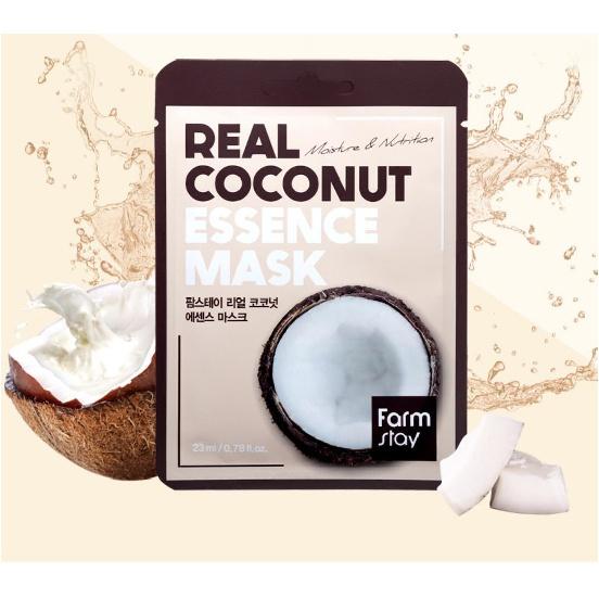 FARM STAY Маска с кокосовой эссенцией 23 мл 10sheets 
FARM STAY Маска с кокосовой эссенцией 23 мл 10sheets