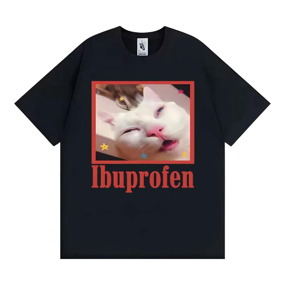 Lbuprofen Cat Meme Funny Graphic Tshirt Unisex Women Harajuku Fashion High Quality Summer T Shirts Casual Oversized Cotton Tshirt L
Lbuprofen Cat Meme Funny Graphic Tshirt Unisex Women Harajuku Fashion High Quality Summer T Shirts Casual Oversized Cotton Tshirt L